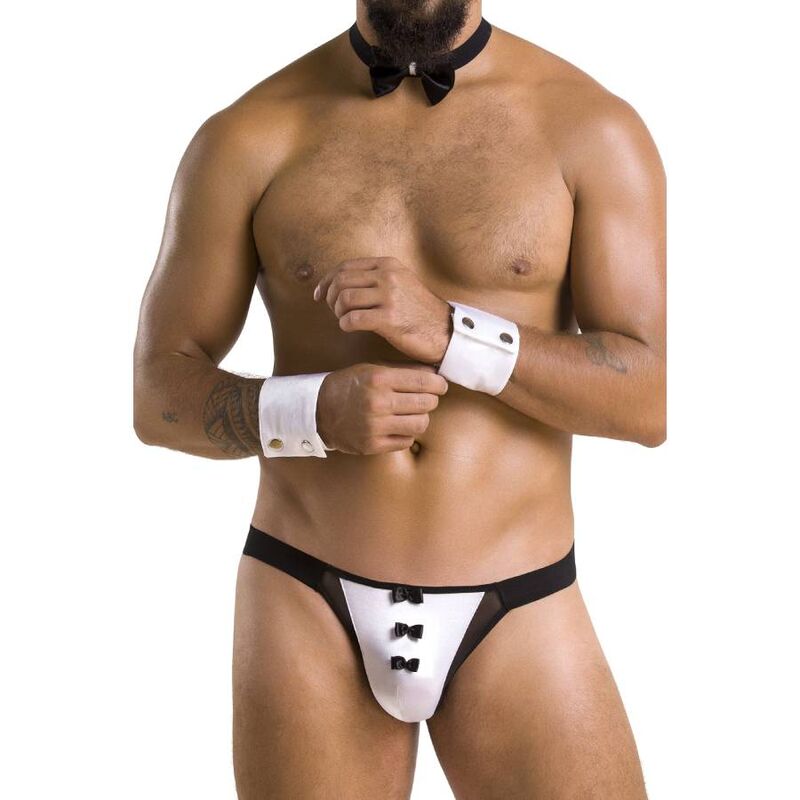 PASSION MEN 036 SLIP ALFROJO NOIR S/M — vue alternative