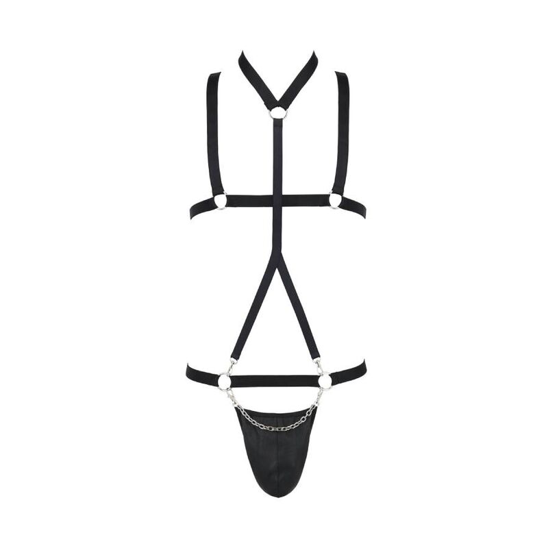 PASSION MEN 039 Ensemble Andrew Black S/M — accessoires inclus
