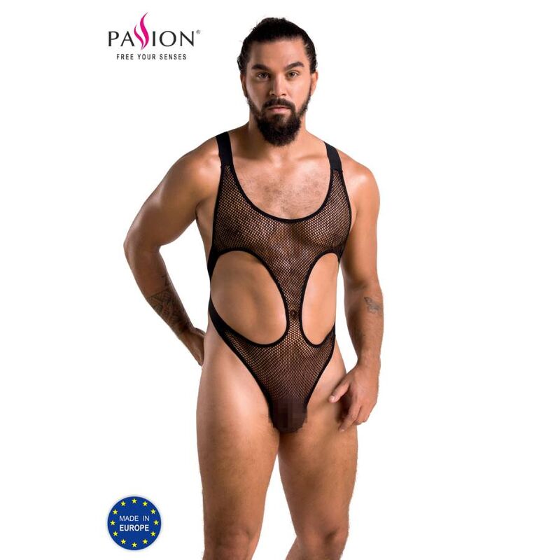 PASSION MEN 040 Body Leon Noir L/Xl - Aura Intime