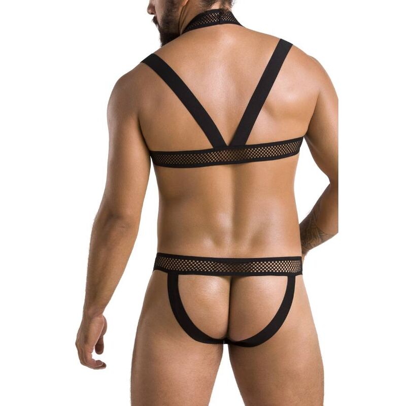 PASSION MEN 043 Ensemble Jacob Noir S/M — vue arrière