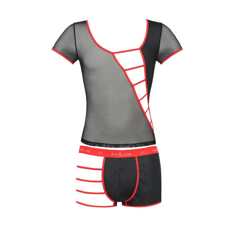 PASSION MEN 055 Ensemble Mark Noir S/M — vue arrière