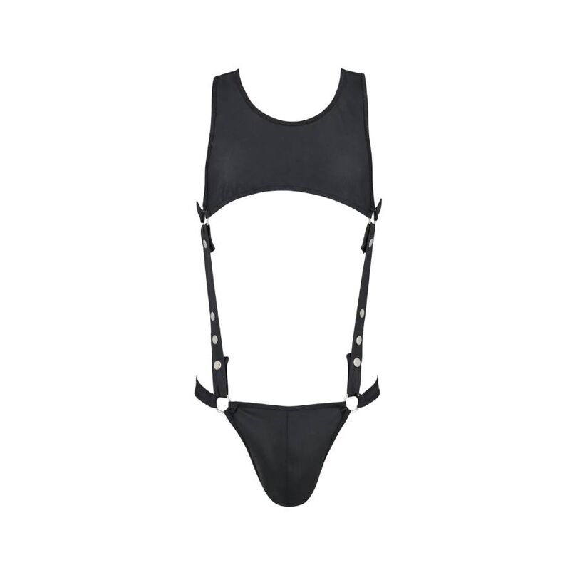 PASSION MEN 056 Body Adam Noir S/M — accessoires inclus