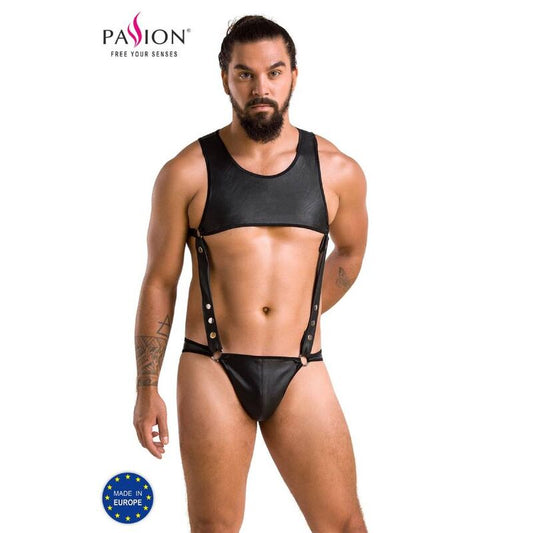 PASSION MEN 056 Body Adam Noir L/Xl - Aura Intime