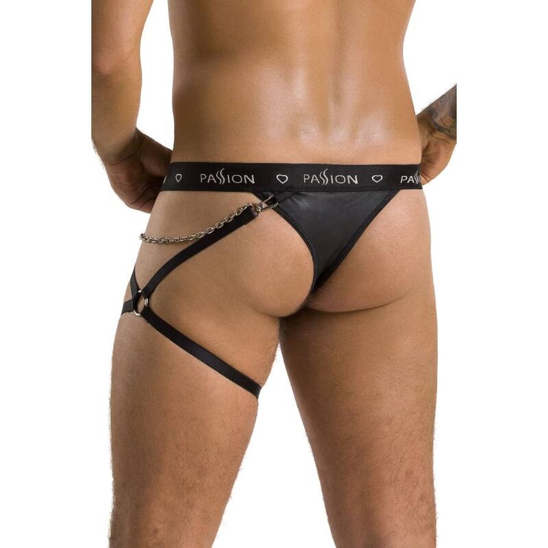 PASSION MEN 058 BILL STRING NOIR S/M — vue arrière