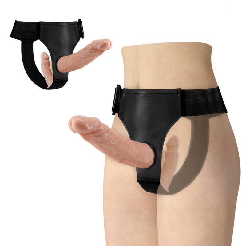 BAILE HARNESS COLLECTION ULTRA PASSIONNÉ DOUBLE GODES HARNAIS — vue détaillée