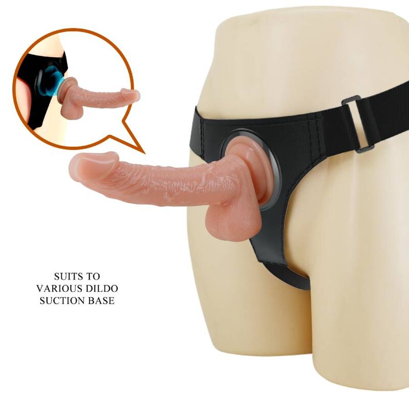 PRETTY LOVE SLIP HARNAIS HARNAIS UNIVERSEL GODE KEVIN 19 CM NATUREL — vue détaillée
