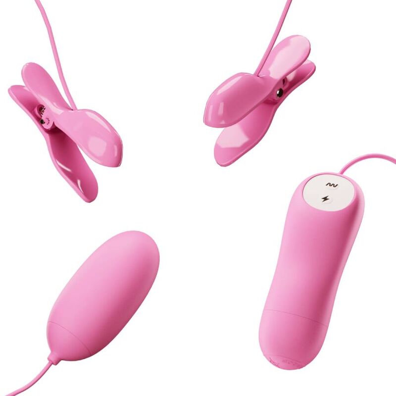 PRETTY LOVE Pince Épiler Vibration Électrochoc Rose — accessoires inclus