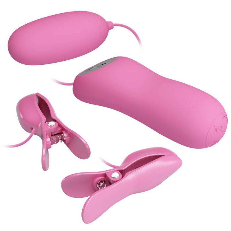PRETTY LOVE Pince Épiler Vibration Électrochoc Rose — vue arrière