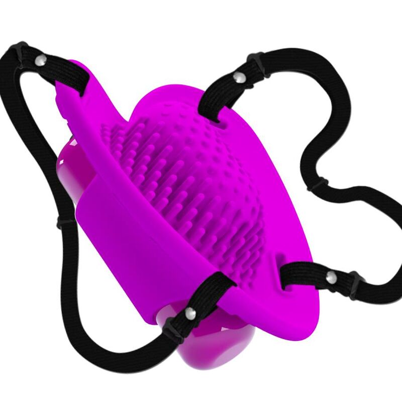 PRETTY LOVE FLIRTATION Masseur Clitoris Heartbeat 10 Modes Vibration Violet — vue détaillée