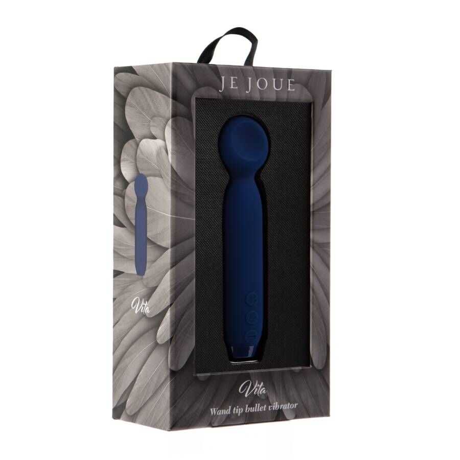 JE JOUE Vita Bullet Bleu Cobalt — accessoires inclus