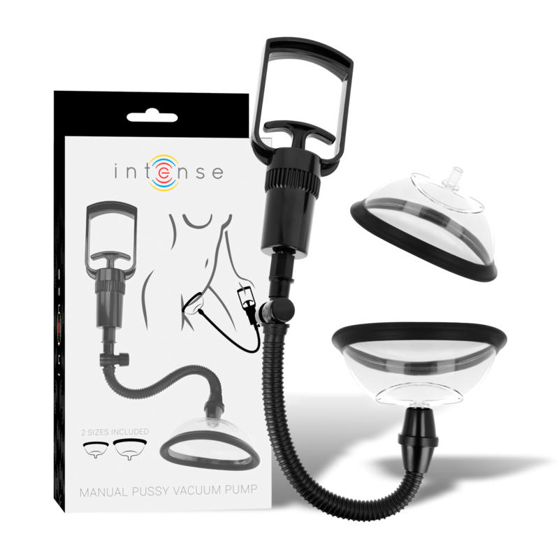 INTENSE FUN TOYS Pompe Vaginale Manuelle Deux Coupelles Interchangeables - Aura Intime