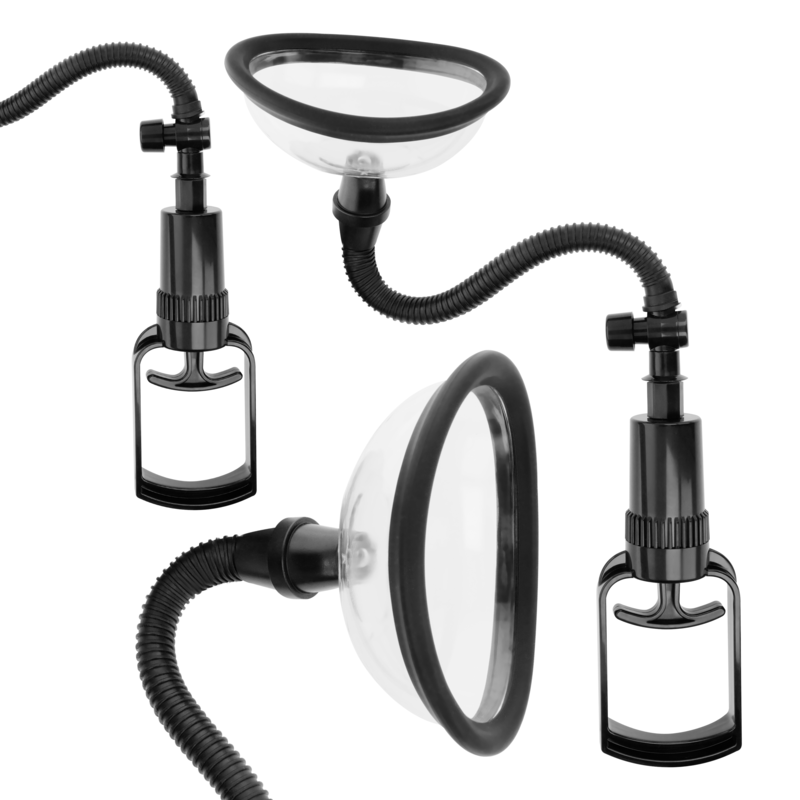 INTENSE FUN TOYS Pompe Vaginale Manuelle Deux Coupelles Interchangeables — vue détaillée