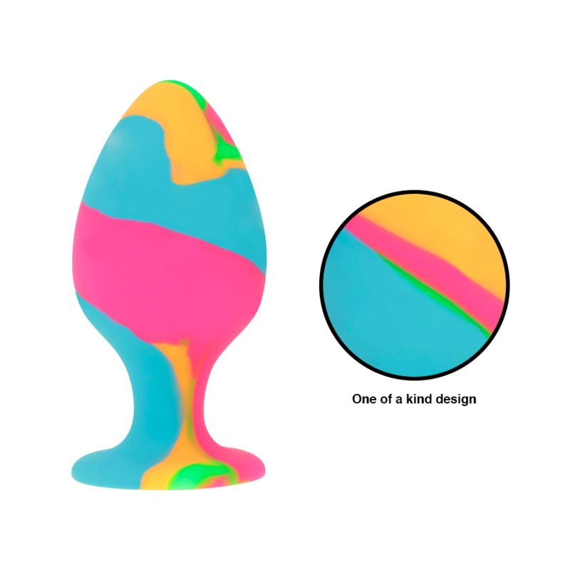 INTENSE ANAL TOYS Ensemble Bouchons Silicone Multicolore — vue détaillée
