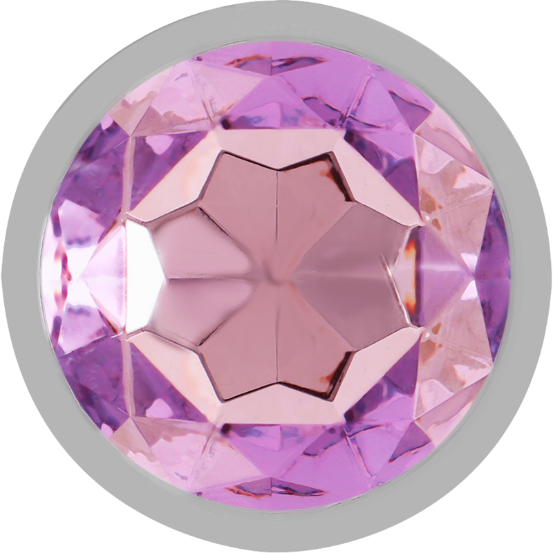 INTENSE ANAL TOYS Plug Anal Métal Aluminium Cristal Violet Taille S — vue alternative