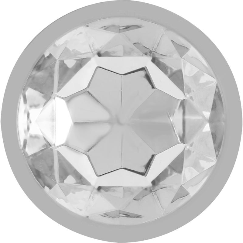 INTENSE ANAL TOYS Plug Anal Métal Aluminium Cristal Dargent Taille M — vue alternative
