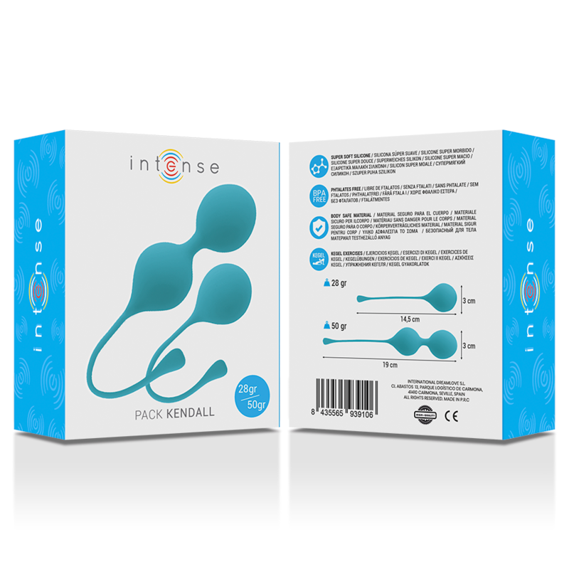 INTENSE HEALTH KEGEL Pack Balles Kegel Kendall Bleu — vue détaillée