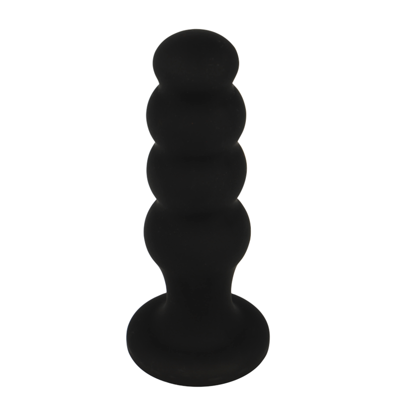BLACK&SILVER Plug Anal Silicone Scott Premium Noir — vue alternative