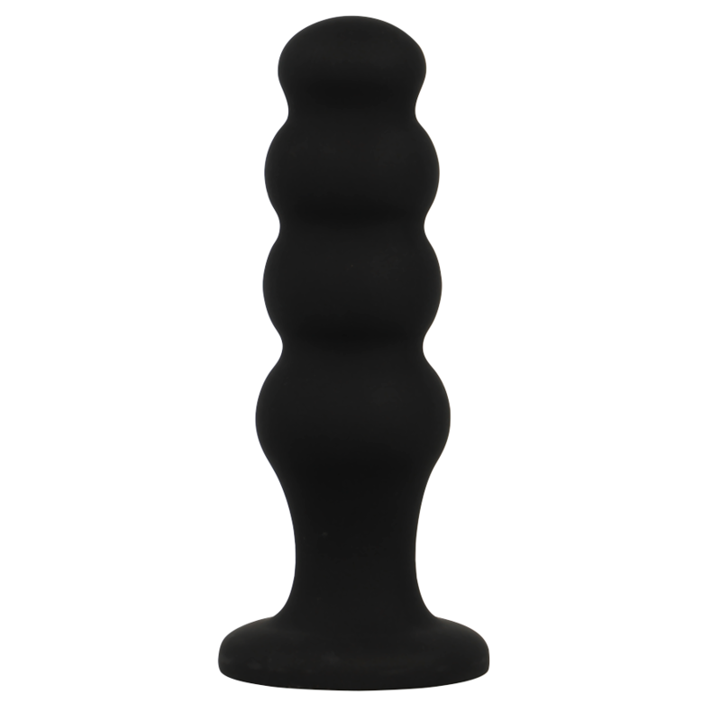 BLACK&SILVER Plug Anal Silicone Scott Premium Noir — vue détaillée