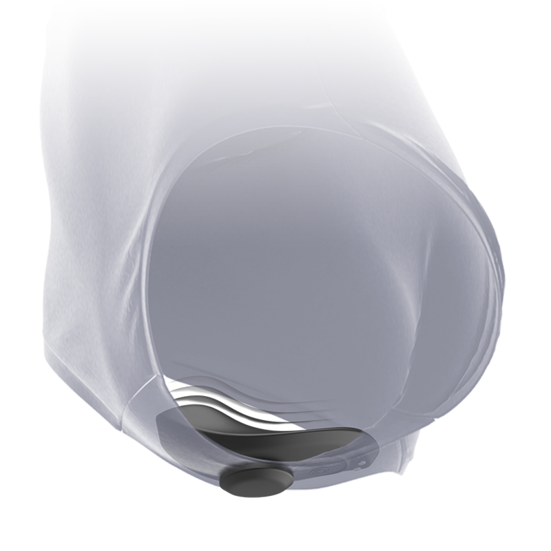 BLACK&SILVER CULOTTE VIBRANTE RECHARGEABLE SILICONE PRESTON NOIRE — accessoires inclus