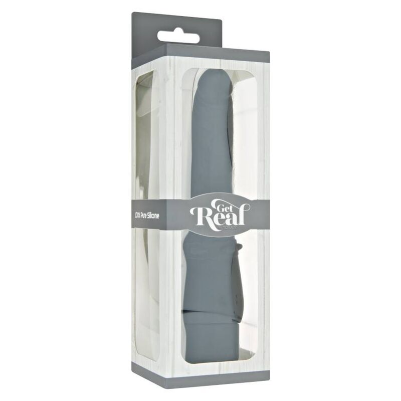 GET REAL VIBRATEUR LISSE CLASSIQUE NOIR — vue alternative