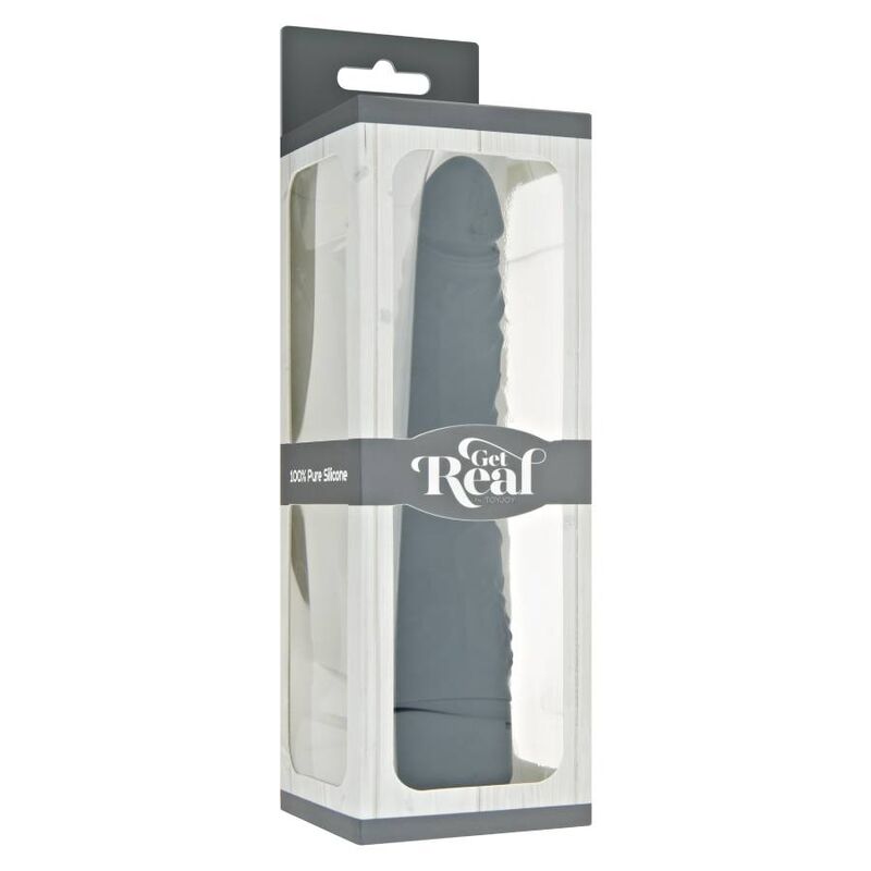 GET REAL VIBRATEUR SLIM CLASSIQUE NOIR — vue alternative