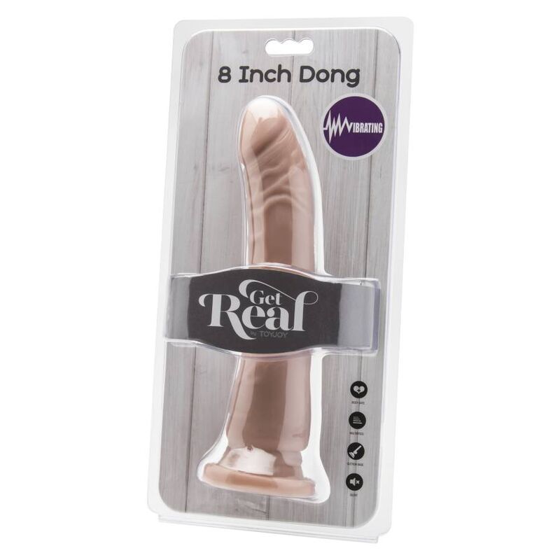 GET REAL DONG 20,5 CM PEAU VIBRANTE — vue détaillée