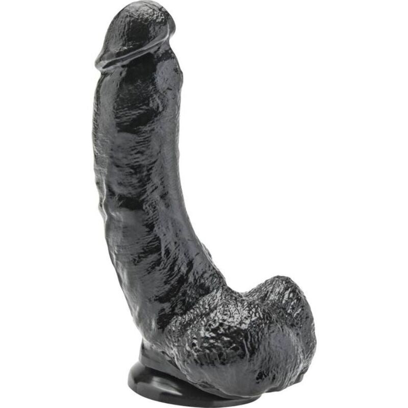 GET REAL GODE 20,5 CM BOULES NOIRES - Aura Intime