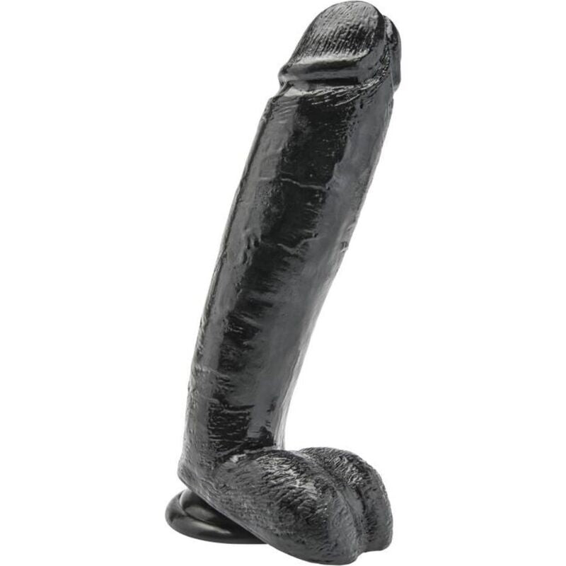 GET REAL GODE 25,5 CM BOULES NOIRES - Aura Intime