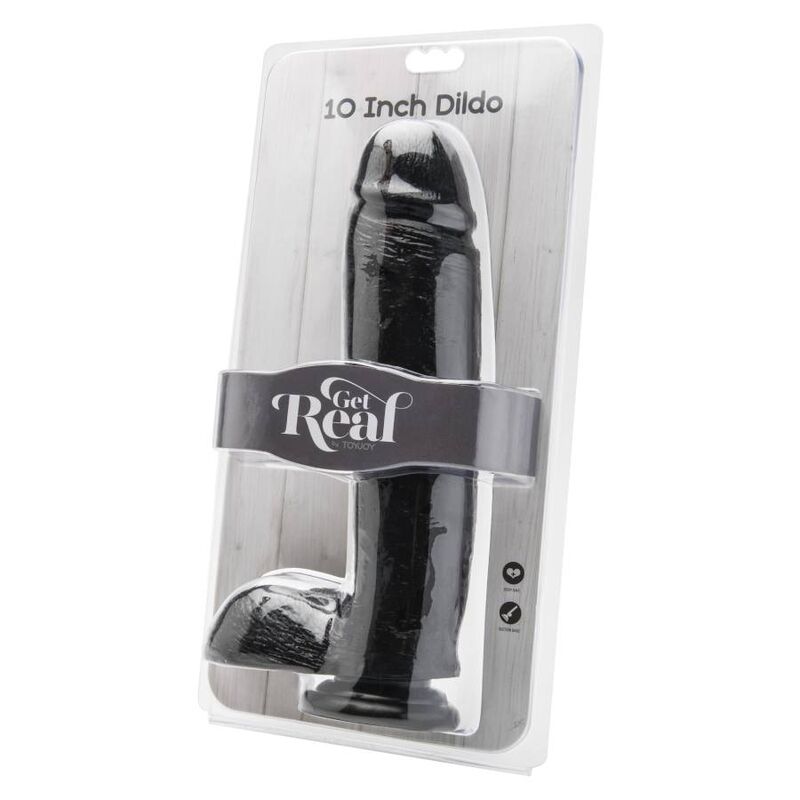 GET REAL GODE 25,5 CM BOULES NOIRES — vue détaillée