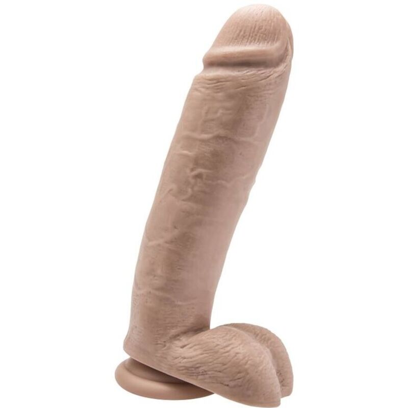 GET REAL - Dildo 10" With Skin-Like Beads