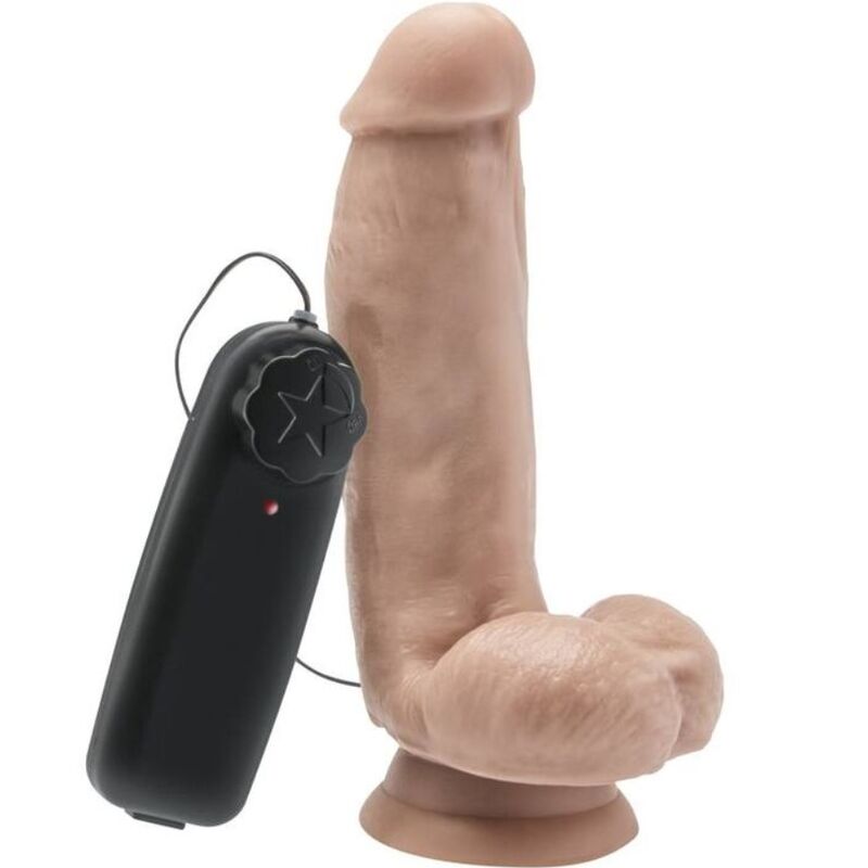 GET REAL GODE 12 CM BILLES VIBRATEUR SKIN - Aura Intime