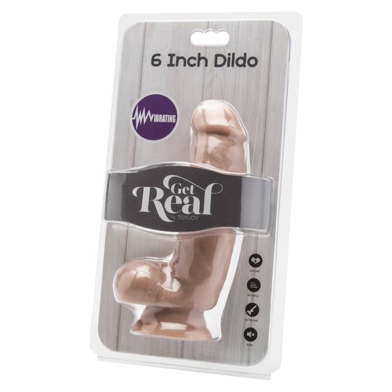GET REAL GODE 12 CM BILLES VIBRATEUR SKIN — vue détaillée