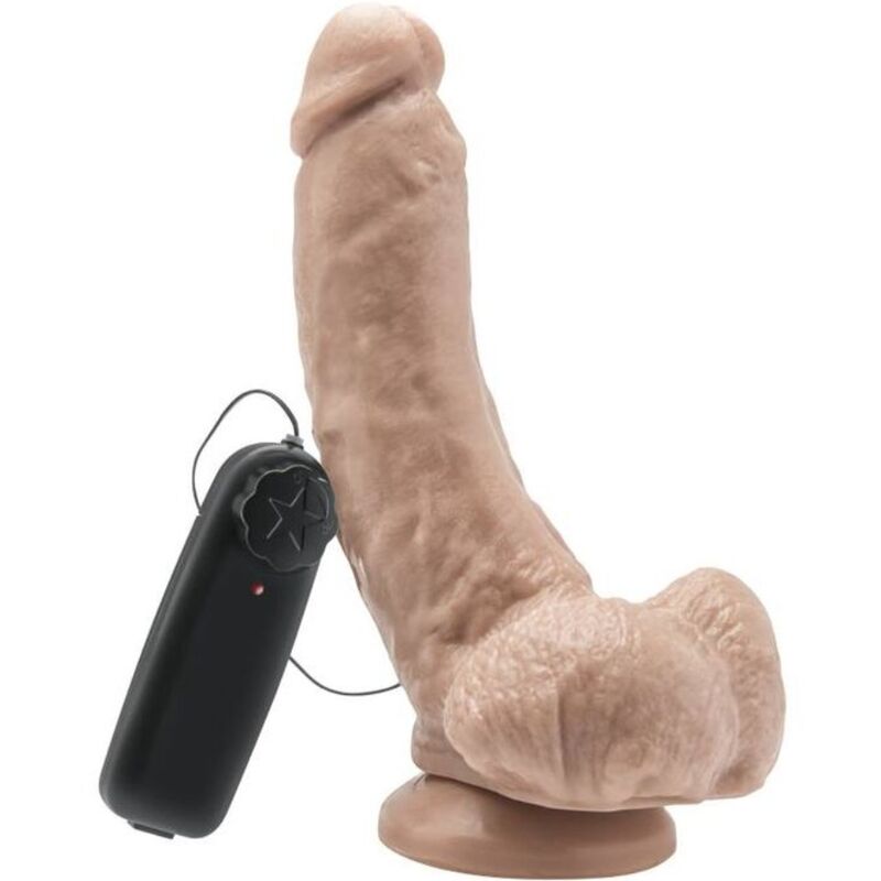 GET REAL GODE 20,5 CM BILLES VIBRATEUR SKIN - Aura Intime