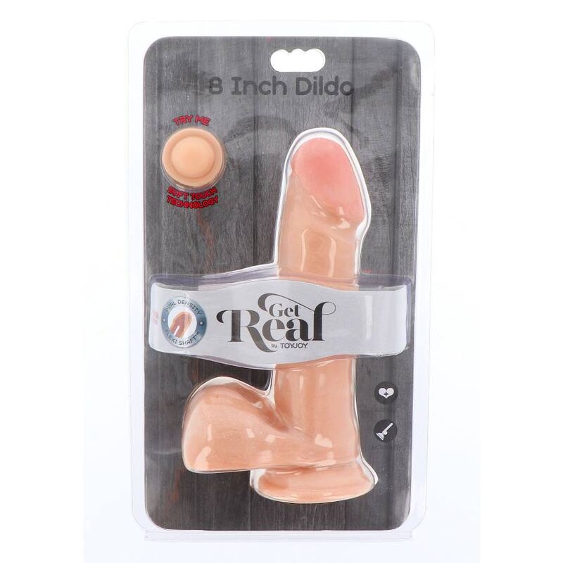 GET REAL GODE DOUBLE DENSITÉ 18 CM BALLES PEAU — vue alternative