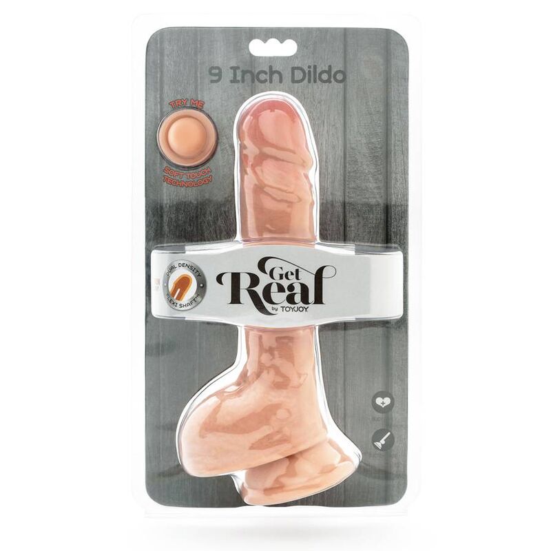 GET REAL GODE DOUBLE DENSITÉ 25,5 CM BALLES PEAU — vue alternative