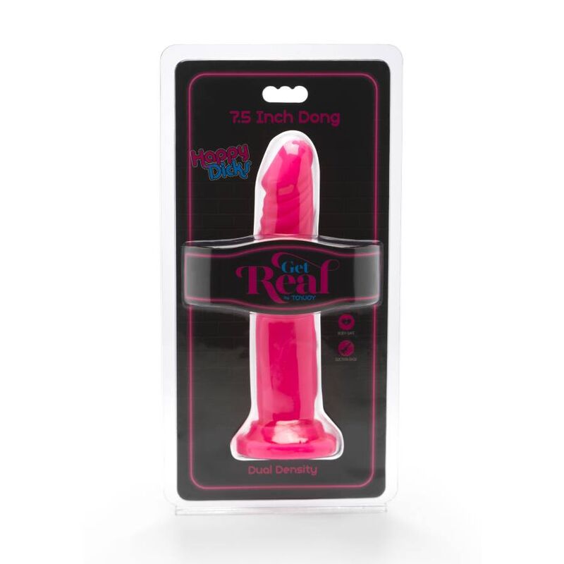 GET REAL - Happy Dicks Dong 19 Cm Rose