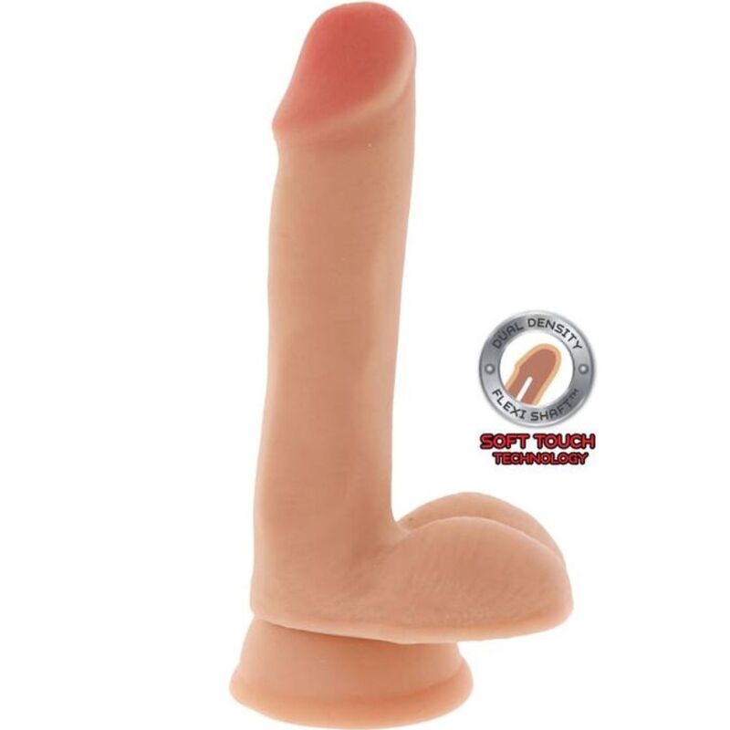 GET REAL GODE DOUBLE DENSITÉ 17 CM BALLES PEAU - Aura Intime