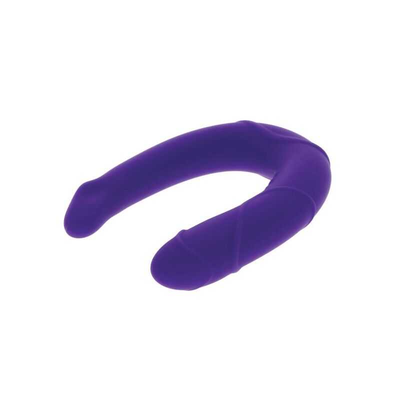 GET REAL VOGUE MINI DOUBLE DONG VIOLET — accessoires inclus