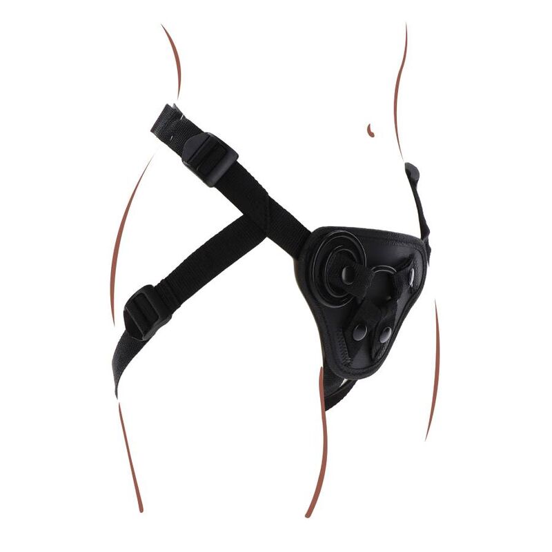 GET REAL HARNAIS SANGLE NOIR — accessoires inclus