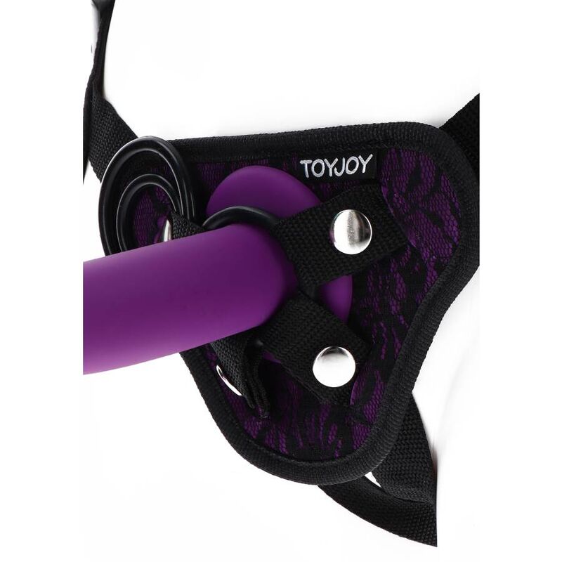 GET REAL - Harnais En Dentelle  Strap-On Violet
