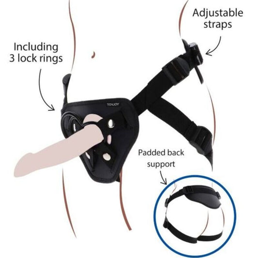 GET REAL HARNAIS STRAP-ON DELUXE NOIR - Aura Intime