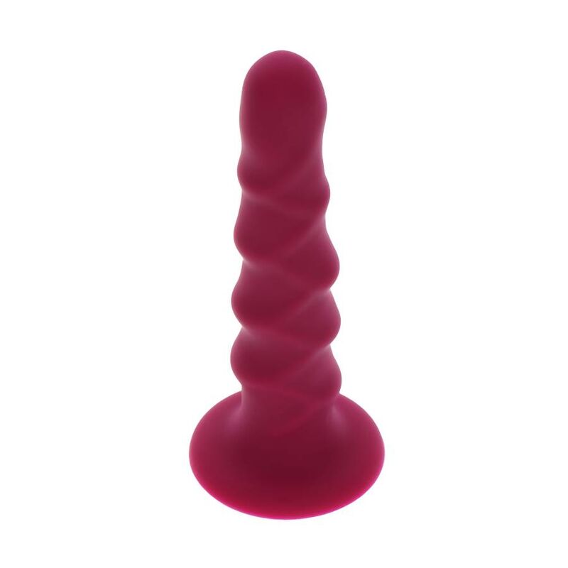 GET REAL DONG CÔTELÉ 12 CM ROUGE — vue alternative