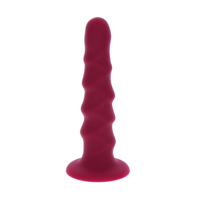 GET REAL DONG CÔTELÉ 12 CM ROUGE - Aura Intime