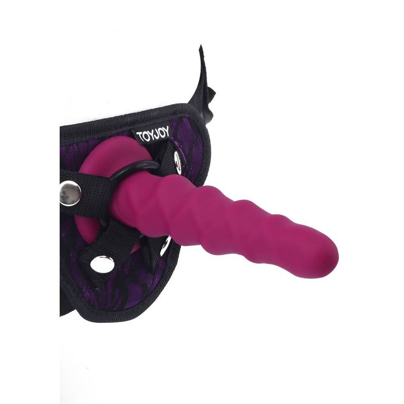 GET REAL DONG CÔTELÉ 12 CM ROUGE — vue détaillée