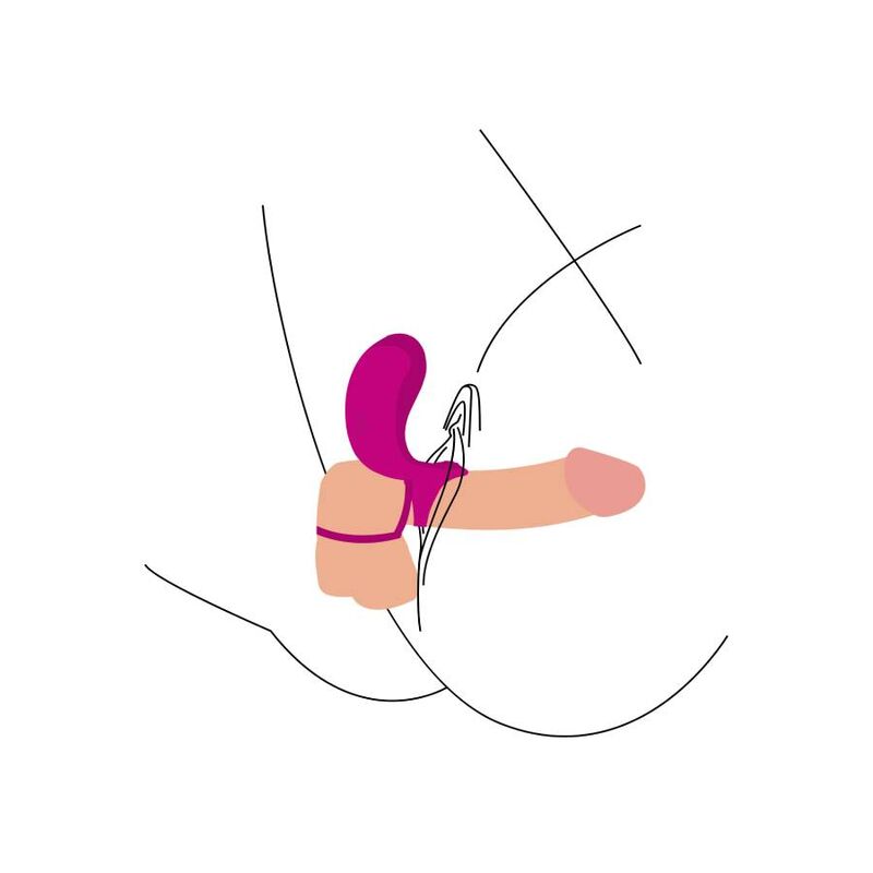 XOCOON BAGUE STIMULATEUR COUPLES FUCHSIA — accessoires inclus