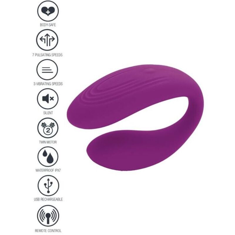XOCOON Vibrateur Bound Love Couples Violet - Aura Intime