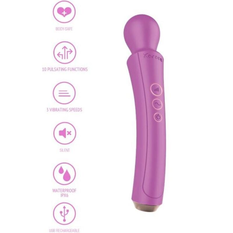 XOCOON Baguette Courbe Fuchsia - Aura Intime