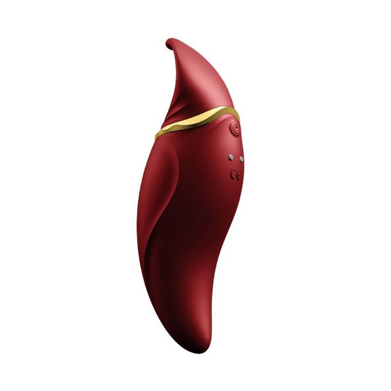 ZALO HERO PULSE WAVE MASSAGER RED — vue détaillée