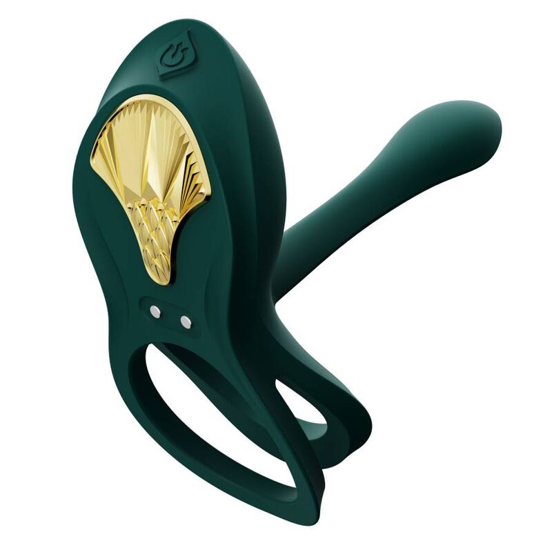 ZALO BAGUE VIBRANTE COUPLES BAYEK VERTE — vue alternative