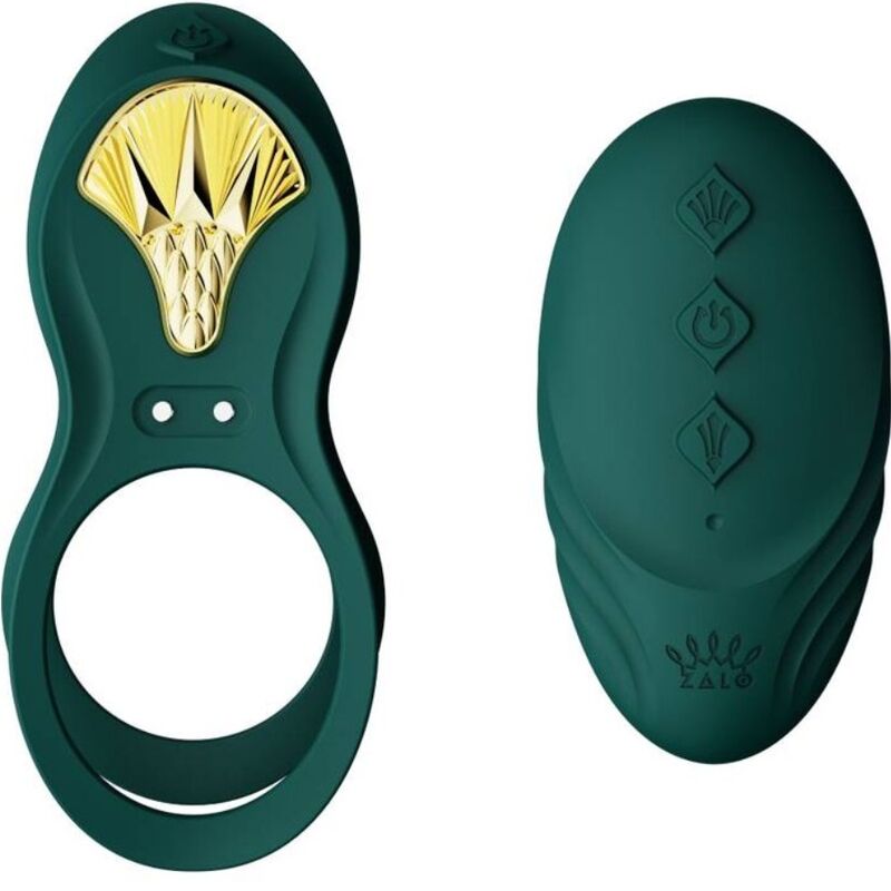 ZALO BAGUE VIBRANTE COUPLES BAYEK VERTE - Aura Intime